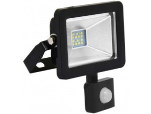 LED reflektor STAR SMD s PIR,10W,5000K,IP65,800Lm ECOLITE RLED48WL-10W/PIR