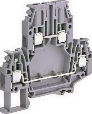 Dvoupatrová řadová svorka ESC2-DBC.4, 630V, 4mm2, šedá ETI 003903054