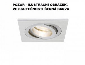 PASADENA GU10 SQ I zápustná černá 230V GU10 50W RENDL R12711