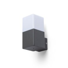 CLYDE nástěnná antracitová 230V E27 28W IP44 RENDL R13637