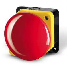 Kompletní hříbkové stop tlačítko (emergency) pr.90mm SCAME 590.PG1M9W01
