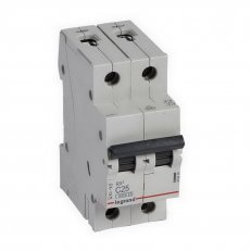 RX3 JISTIČ, 2 PÓLOVÝ, CHAR. C, 25A 6000A LEGRAND 419226
