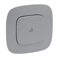 Valena Allure with Netatmo spínač s možností stmívání s 'N' vodičem, hliník