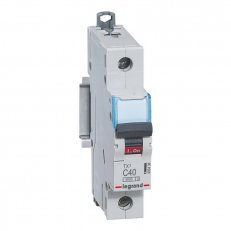 TX3 JISTIČ, 1 PÓLOVÝ, CHAR. C, 40A 6000A LEGRAND 403438