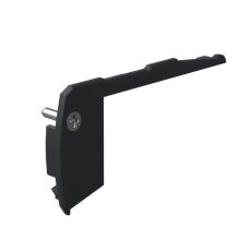 Záslepka KLUŚ STEP-P pro AL profil, černá /24126/ ALUMIA C28006C07