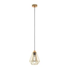 Závěsné svítidlo TARBES 1xE27 d175 mosaz 60W IP20 EGLO 43681