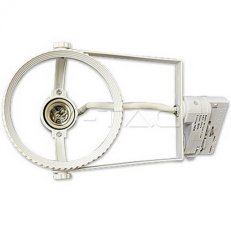 PAR38 Fitting 4 Line Track White Body,