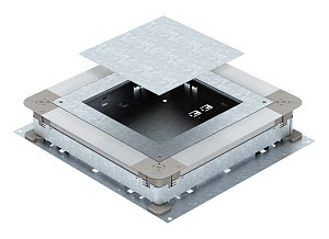 OBO UGD 250-3 6 Podlahová přístrojová krabice 250-3 pro GES6 410x367x70 Ocel