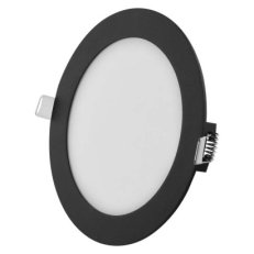 LED vestavné svítidlo NEXXO, kruhové, černé, 12,5W, se změnou CCT EMOS ZD1333
