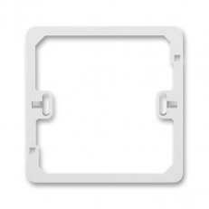 Rámeček distanční výška 17,5 mm jasně bílá ABB 3914-00189 B1