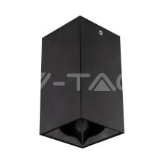 GU 10 Fitting Square Black + Black