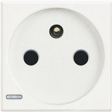 Legrand HD4142AN BTAX. Zásuvka2P+T AUT.SV.2M BÍLÁ