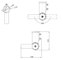 ECO AREA ACCESSORIES 48/60 ADJUST ANGLE ADAPTER LEDVANCE 4058075557277