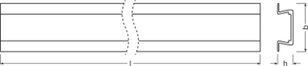 LEDVANCE Flat Profiles for LED Strips -PF01/UW/22X6/10/2
