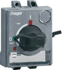 Přímá otočná rukojeť s uzamykáním pohonu P160 HAGER HXS032H