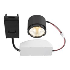 NEW TRIA , LED modul, kulatá, 1800-3000K, 38°, fáze, černá SLV 1007421