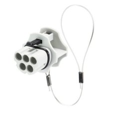 zátka s lankem pro zásuvku RST 4/5 pólů, šedá WIELAND 99.529.0000.7