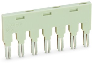Můstek pro otvory pro můstky 7x červená WAGO 859-407/000-005