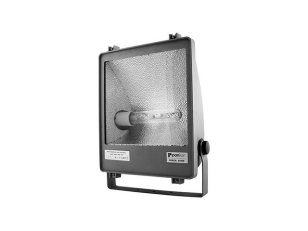 Metalhalogenidový světlomet FORZA 250W asymetr. stříbrná, DS PANLUX MHD-250AD/CH