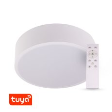 RENDO TUL48-W bílé kulaté TUYA+RF CCT LED svítidlo plafon T-LED 105465