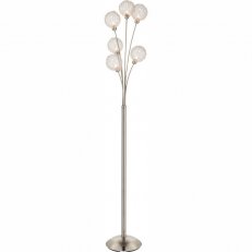 Stojací lampa NEW DESIGN matný nikl 6xG9 33W 230V, 460lm, 2700K GLOBO 5662-6S