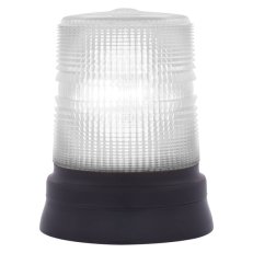Maják LED STR 86 LED 24 V, ACDC, IP65, čirá, černá, základna plochá SIRENA 65876