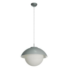 Závěsné svítidlo se skleněným stínidlem OSMONT LUKIDA ST3 13W IP40 E27 šedá