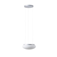 Závěsné LED svítidlo se skleněným stínidlem ARAKIS LE2 13W IP40 DALI 3/4K stříb.