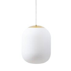 Závěsné LED svítidlo se skleněným stínidlem TANIA S2 HP 59W IP40 DALI 3K mosaz