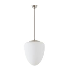 Závěsné LED svítidlo se skleněným stínidlem OSMONT ASTRA P 27W IP40 3K nerez