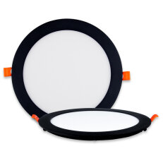 LED podhledové svítidlo Toro R21, 21W, 3000K, černá barva svítidla