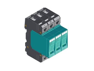 Přepěťová ochrana pro fotovoltaické systémy PO I 3 PV 1000VDC/12,5kA, B+C
