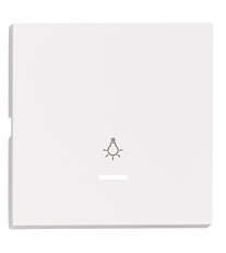 Kryt spínačů a ovladačů s průhledem, symbol světlo, bílý SCHRACK EV102309--