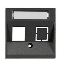 Kryt datové zásuvky 1x RJ45, antracit SCHRACK EV114303--