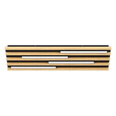 Stropní svítidlo MARREIRA LED 780X220 dřevo/černá 36W IP20 EGLO 390428
