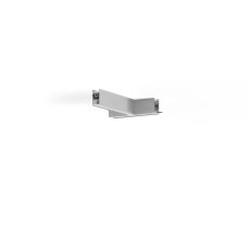 LED Svítidlo Serpent T, přis., mléčný, 3000K, 14W, stříbrná FNSE104-0130DB