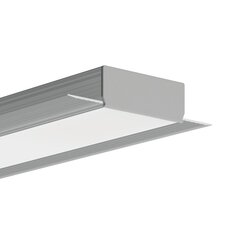 Záslepka KLUŚ KOZUS-50 pro LED hliníkové profily šedá, C24282C02