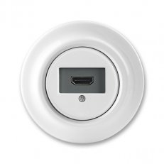 ABB Decento Zásuvka komunikační HDMI bílá 5014K-C00432