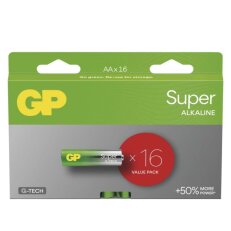 Alkalická baterie GP Super AA (LR6) B0122H