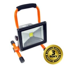 LED reflektor 20W přenosný nabíjecí 1600lm oranžová WM-20W-D SOLIGHT WM-20W-D