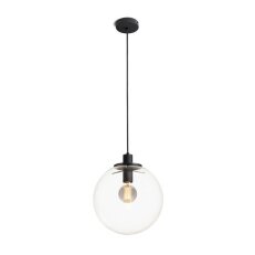 BOULDER 30 závěsná čiré sklo/černá 230V E27 15W RENDL R14393
