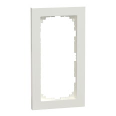Rámeček Merten M-Pure, dvojnásobný, polar white, lesklý plast MEG4025-3619