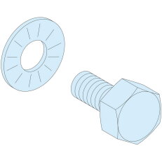 Sada 40 šroubů M6x16 pro SCHNEIDER LVS04195