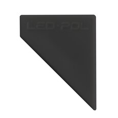 Koncovka profilu pro LED pásky ORO CAP UNI COR R BLACK LED-POL ORO11088