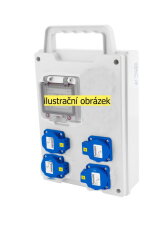 Zásuvková skříň EB 400000.V /4M EasyBOX IP44 pouze vydrátovaná, držadlo eb352