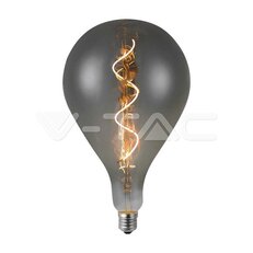 LED Bulb 4W Filament Spiral A160S 2700K Smoky Glass VT-2268, V-TAC SKU23167