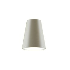 CONNY 25/30 stolní stínidlo Monaco holubí šeď/stříbrné PVC max. 23W RENDL R11591