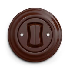 Sériový vypínač GREENLUX KLIKLAP H/V2/5 Brown, řazení 5