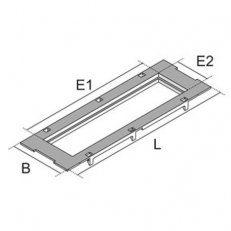 instalační rámeček pro 4 moduly PUK GROUP UAM-4-1 226