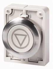 Eaton M30C-FD-GR-X66 Ovládací hlavice, zapuštěné tlačítko, bez aret, šedá X66